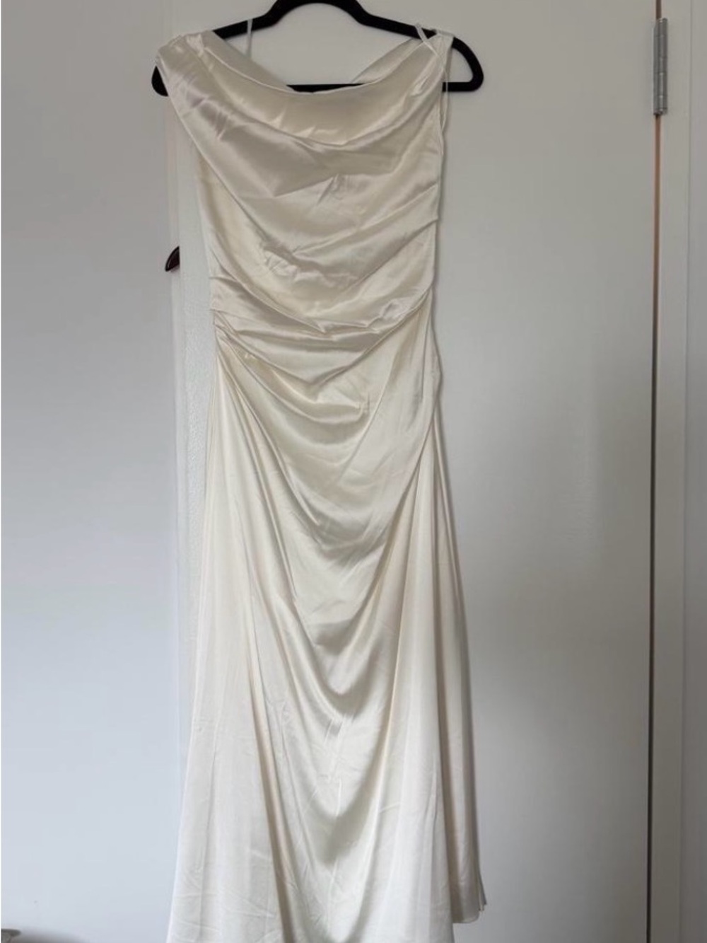 STAUD Exclusive Phare Stretch-Silk Dress — Size US 4